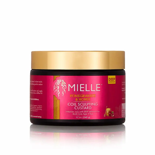 Gelée Coiffante Coil Sculpting Custard Pomegranate & Honey - Mielle Organics