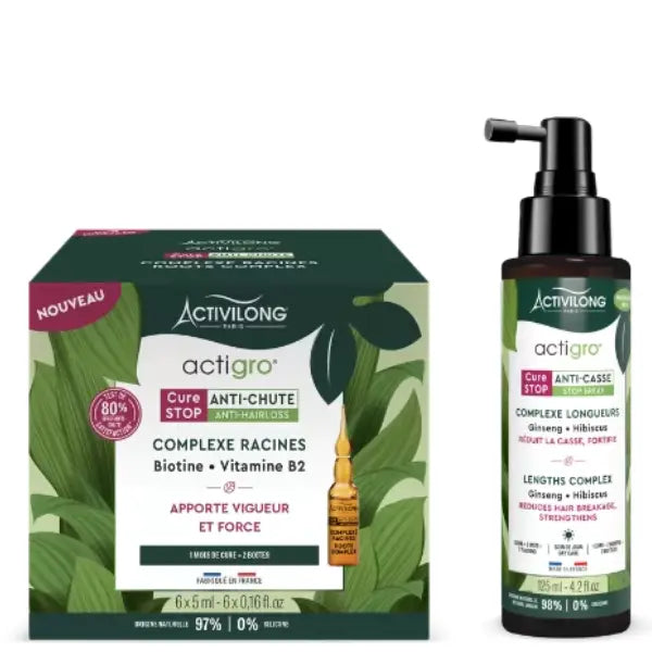 Cure STOP Casse et Chute capillaire - Activilong Actigro