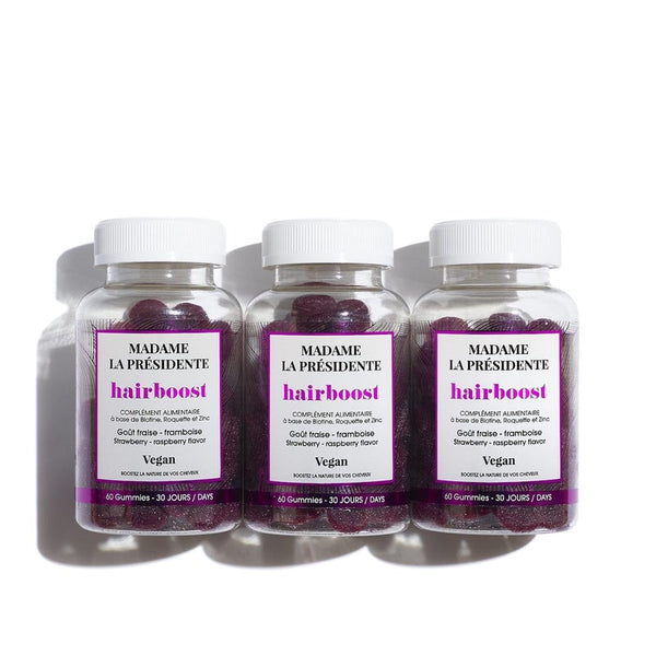 Madame La Présidente Hairboost Gummies Vitaminés - 3 mois