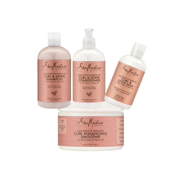 Shea Moisture Coconut & Hibiscus Pack Super Boucles