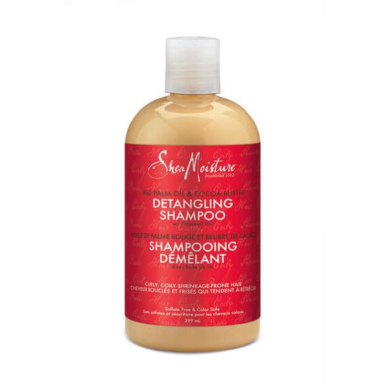 Shea Moisture Shampoing Démêlant à L'huile De Palme Rouge & Cacao